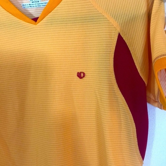 pearl Izumi shirt, size medium, Red/ Orange color - Picture 3 of 5